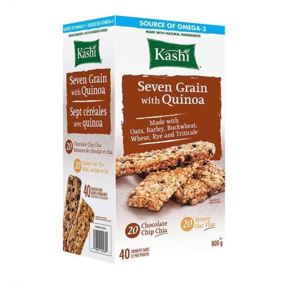 Kashi Sept Céréales avec du Quinoa 40 x 20 g, 800 g