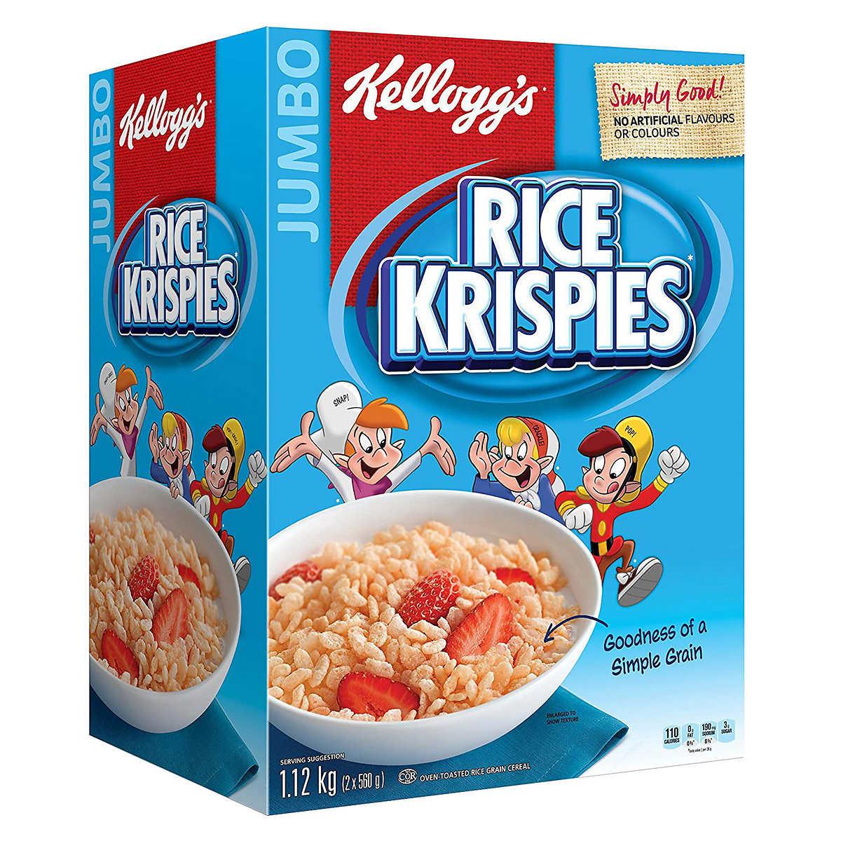 Kellogg's - Boite de céréales Rice Krispies de 1.12 kg - Deliver