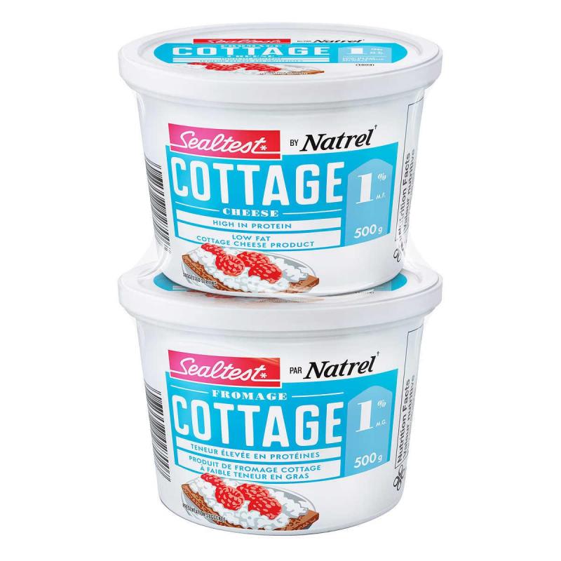 NATREL Sealtest Cottage Cheese 1, 2 x 500 g DeliverGrocery Online