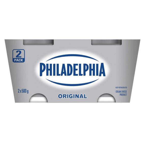 PHILADELPHIA Original Creme Cheese, 2 x 500 g