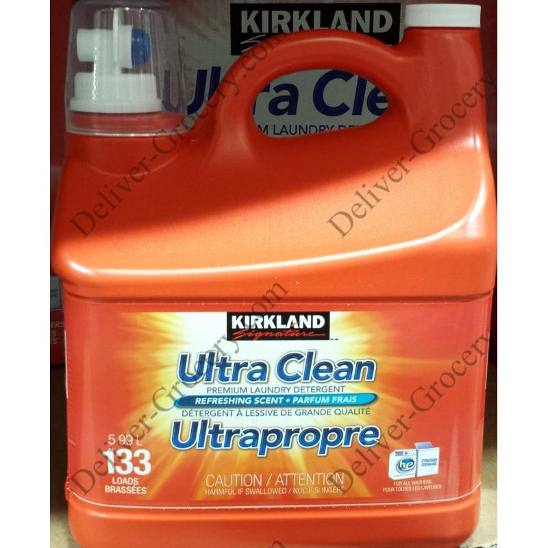 Kirkland Ultra Clean Premium Laundry Detergent, 5.99 L, 133 wash loads