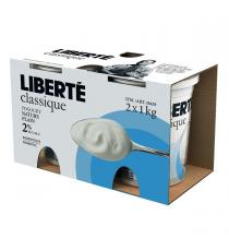 LIBERTE Classic Nature Plain Yogurt 2%,2x1kg