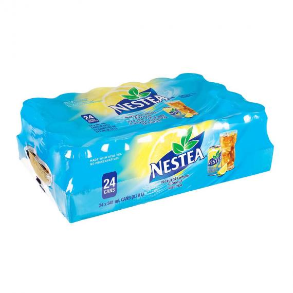 Nestea Natural Lemon Flavour Ice Tea Cans, 24 x 341 ml