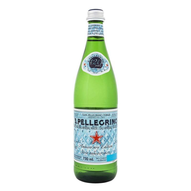 San Pellegrino Carbonated Natural Mineral Water 12 x 750 ml - Deliver