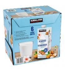 KIRKLAND SIGNATURE Organic Original Almonds, 6 x 946 ml