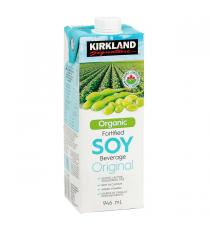 Kirkland Signature Organic Fortified Soy Beverage 6 x 946 ml