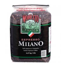Moretto Whole Bean Espresso Coffee Milano 2.27 Kg