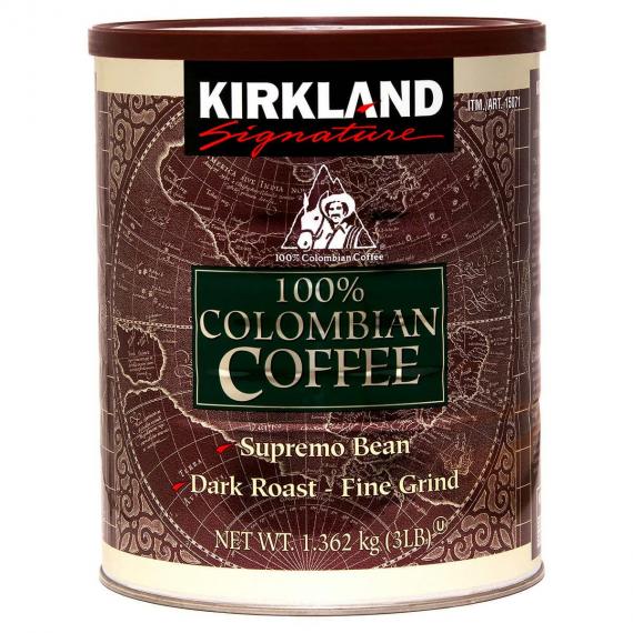 Kirkland Signature 100% Colombian Coffee 1.36 kg