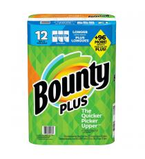 Bounty Plus Paper Towels 12 Rolls