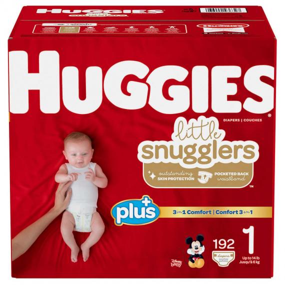 Huggies Diapers, Size 1, 192 count