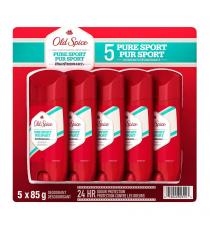 Old Spice - Déodorant pur sport, 5 × 85 g