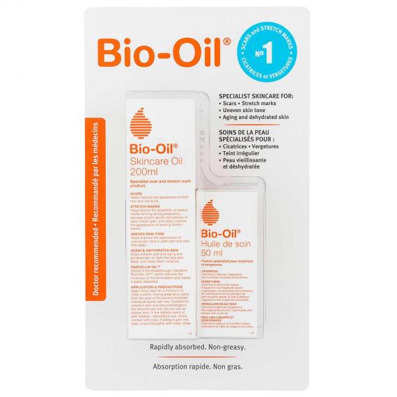 Bio-Oil, huile de soin de la peau 200 ml + 60 ml