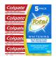 Colgate Total Whitening Toothpaste, 5 x 170 ml