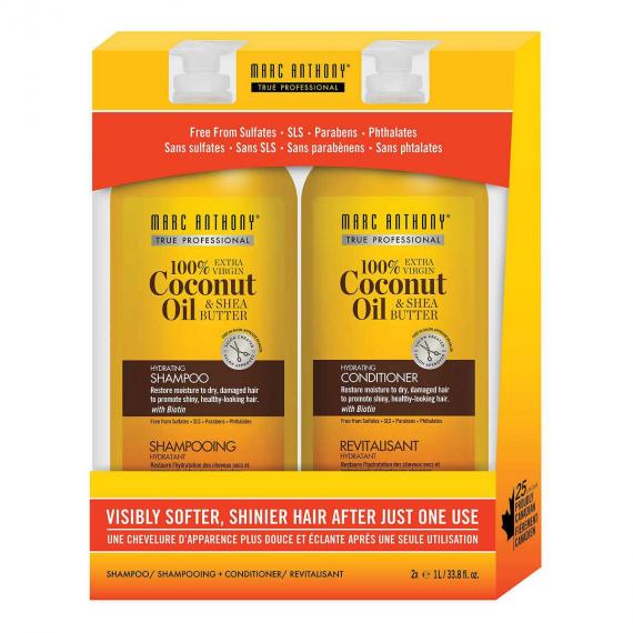 Marc Anthony Coconut Oil and Shea Butter Shampoo and Conditioner 2 x 1
