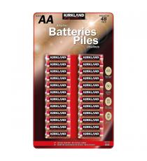 Kirklnad Signature AA Alkaline Battery, 48 batteries
