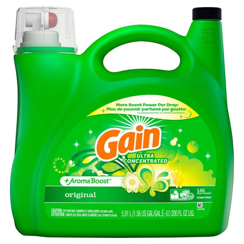 Gain Liquid Laundry Detergent, 5.91 L 146 Wash Loads DeliverGrocery