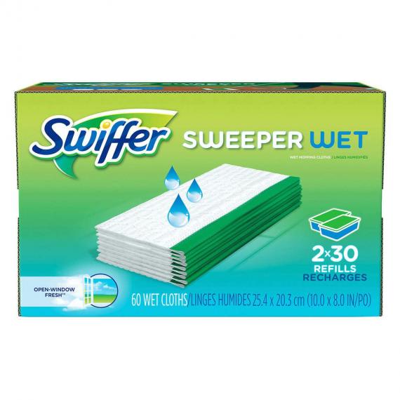 Swiffer Sweeper Wet Mopping Cloths 60 refills