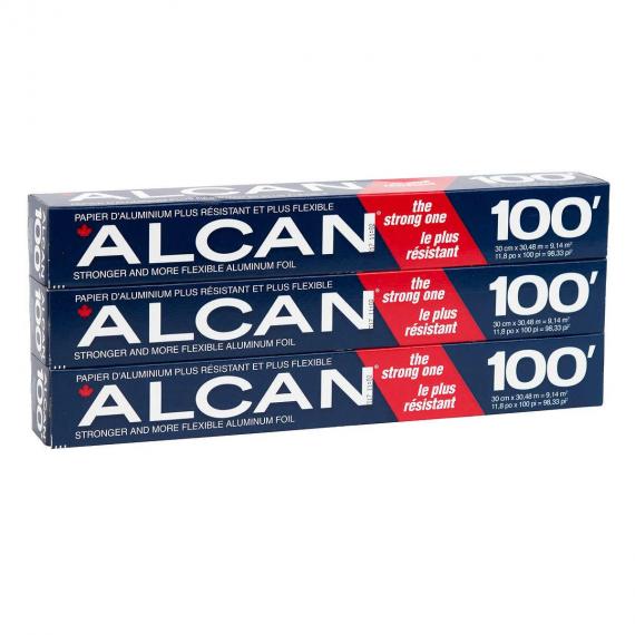 Alcan Aluminium 30,5 cm x 30.48 m - 3 packs