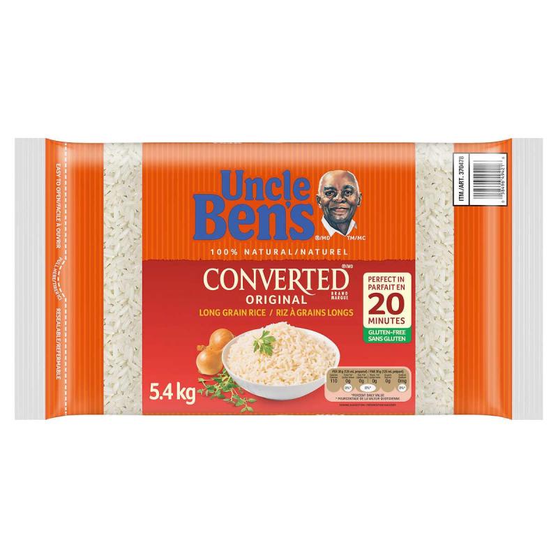 UNCLE BEN'S RIZ à GRAIN LONGS 5.4 Kg DeliverGrocery Online (DG), 93542793 Québec Inc. UNCLE BEN'S RIZ à GRAIN LONGS 5.4 Kg DeliverGrocery Online (DG), 93542793 Québec Inc.