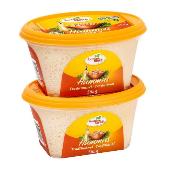 Fontaine Santé Traditionnel Houmous 2 x 565g