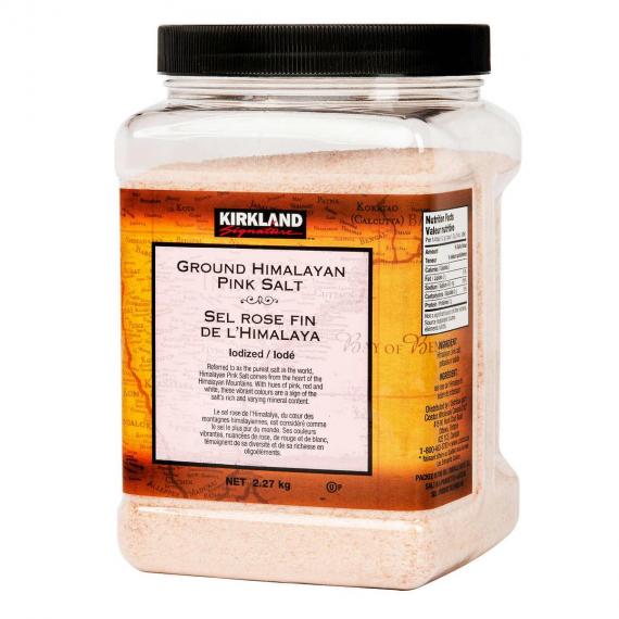 Kirkland Signature Ground Himalayan Pink Salt, 2.27 kg