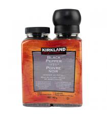 Kirkland Signature Black Pepper with Grinder and Refill, 357 g