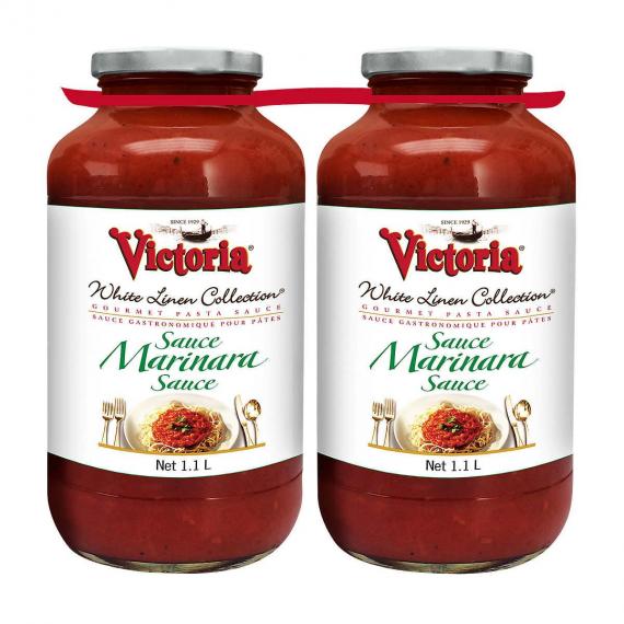 Victoria White Linen Pasta Marinara Sauce 2 x 1.1 L