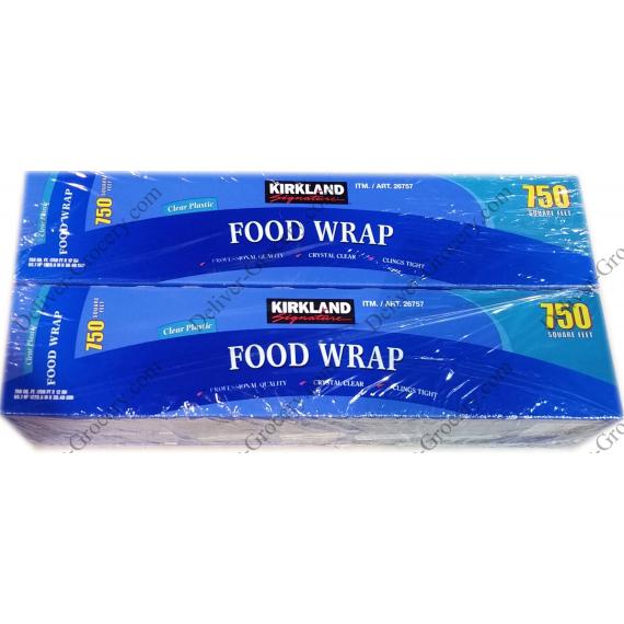Kirkland Signature Plastic Food Wrap 2 X 30.48 cm x 228.6 m DeliverGrocery Online (DG), 9354