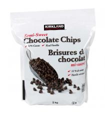 Kirkland Signature Semi-Sweet Chocolate Chips 2 kg