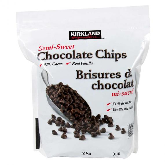 Kirkland Signature - Brisures de chocolat mi-sucré 2 kg