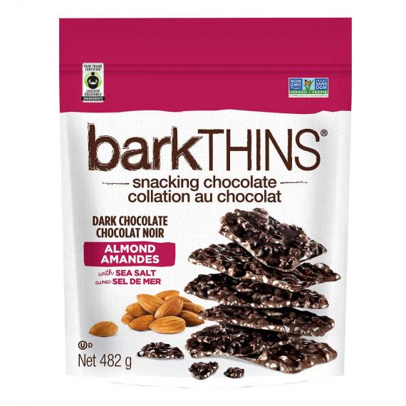 Barkthins Chocolat noir Amandes, 482 g