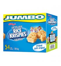Kelloggs Jumbo Rice Krispies Squares, 54 x 22 g