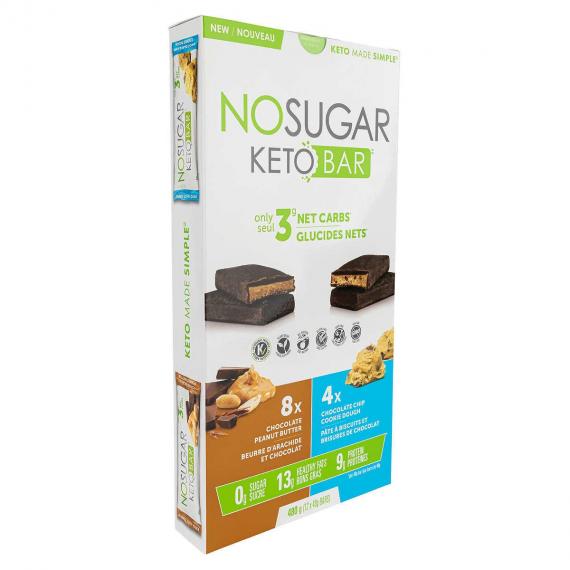 No Sugar - Barres Céto 12 × 40 g