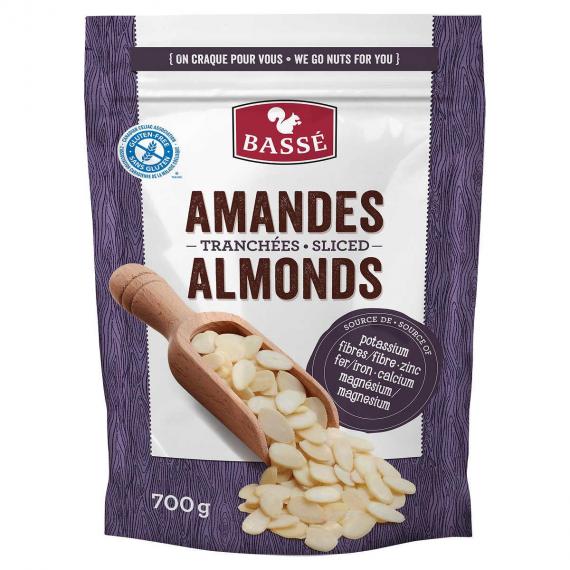 BASSE Sliced Almonds, 700 g