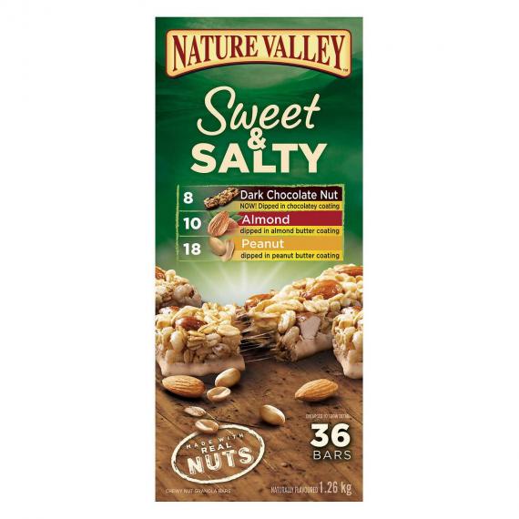 Nature Valley Sweet and Salty Granola Bars Variety Pack 36 × 35 g