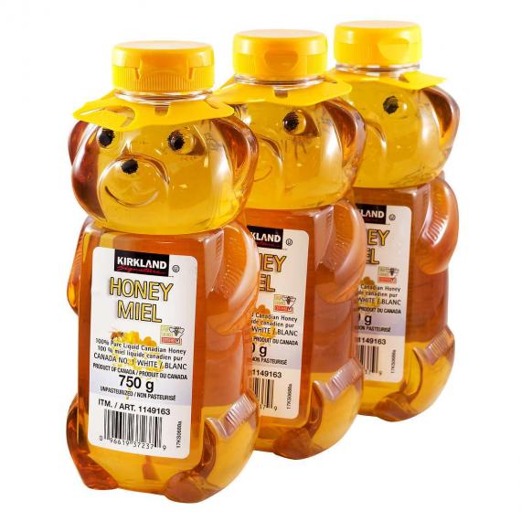 Kirkland signature honey, 3*750 ml