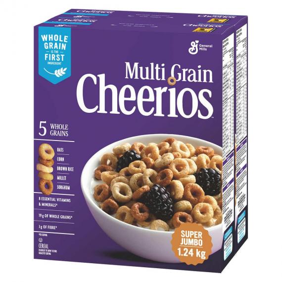 Cheerios Multi-Grain Jumbo Twin Pack 1.24 kg