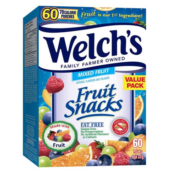 Welchs Fruit Snack, 60 x 22 g