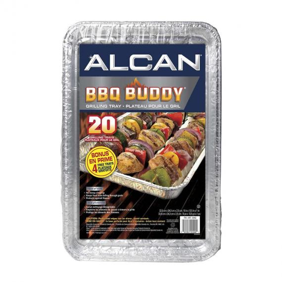 Alcan - Plateau BBQ Buddy pour le gril Paquet de 24