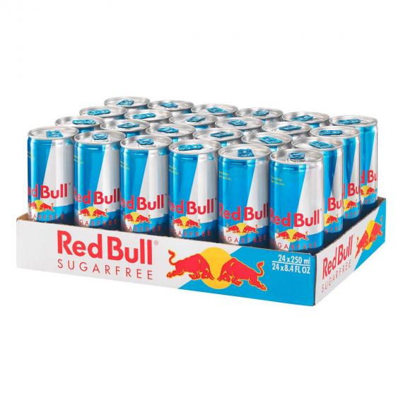 Red Bull - Boisson énergisante sans sucre 24 x 250 ml