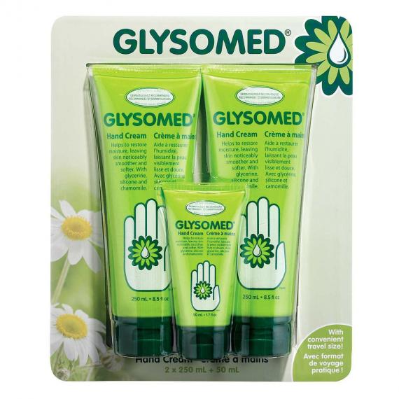 Glysomed Hand Cream, 3-pack, 2 × 250 ml, 1 × 50 ml