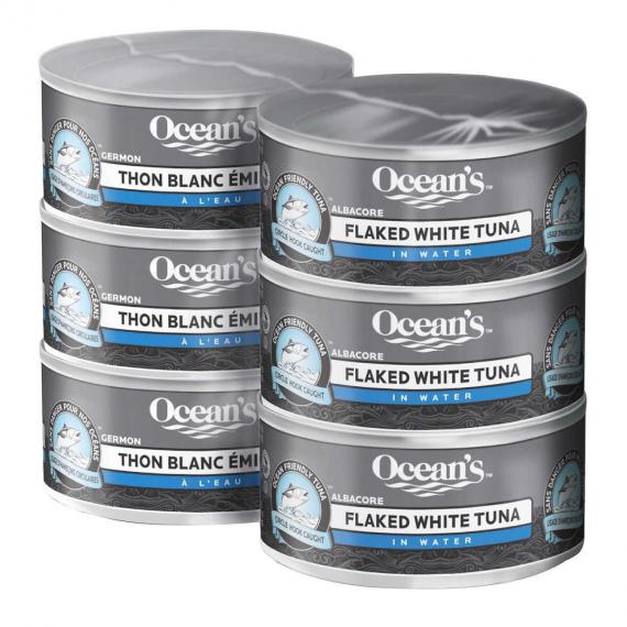 Ocean’s - Thon blanc germon émietté 6 × 184 g