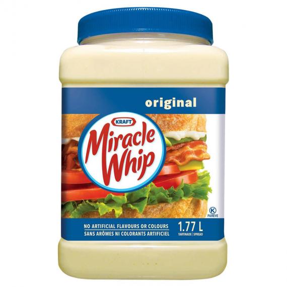 Kraft - Pot de tartinade Miracle Whip de 1.77 L