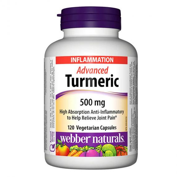 Webber Naturals Turmeric Advanced 120 capsules