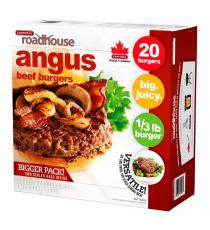Cardinal Roadhouse Frozen Angus Beef Burgers 20 × 151 g