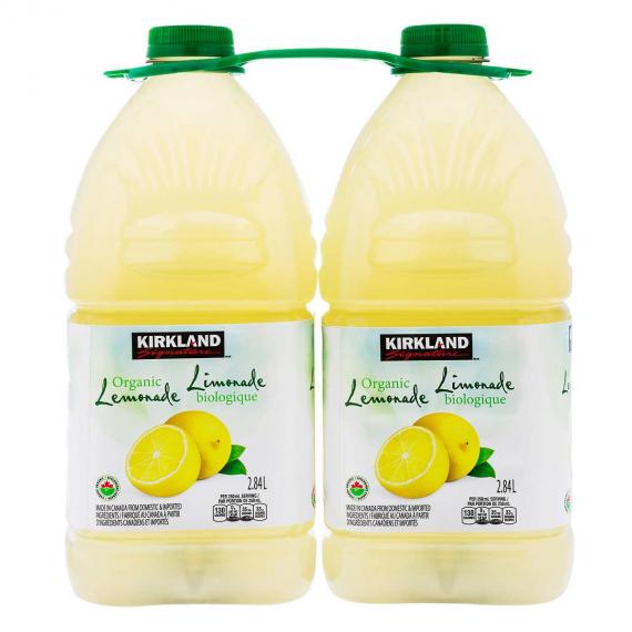 Kirkland Signature Organic Lemonade 2 × 2.84 L