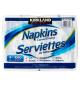 Kirkland Signature 1-ply Napkins, 4 packs of 260