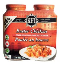 KFI - Ensemble de 2 pots de sauce de cuisson pour poulet au beurre, 2 × 650 ml