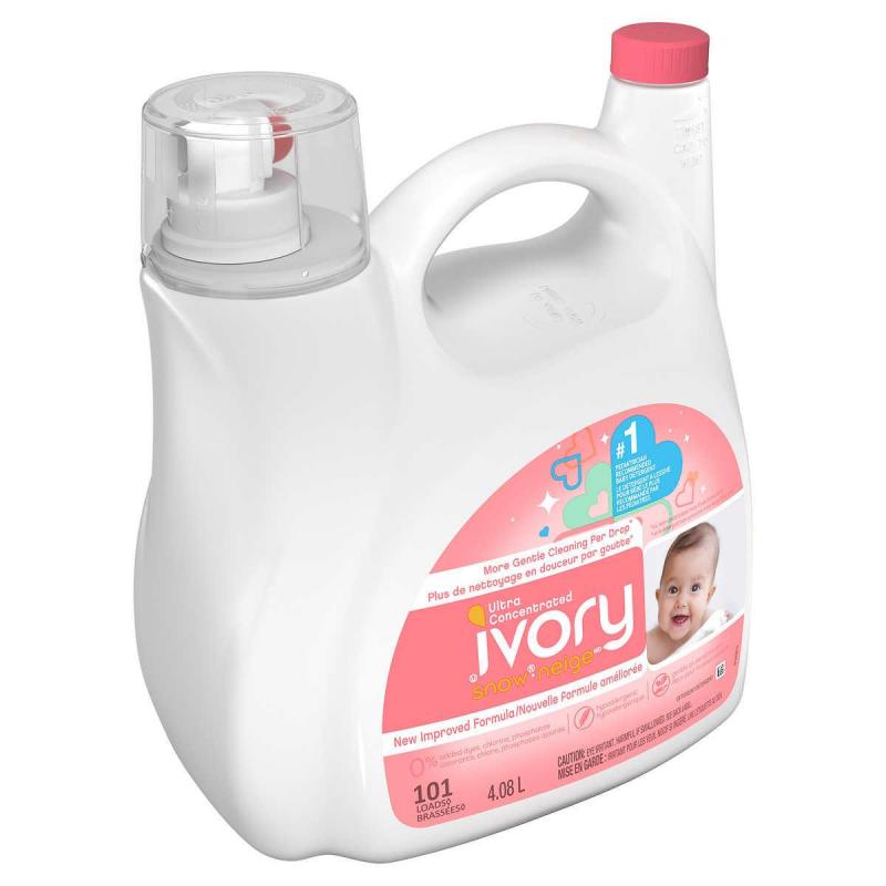 Ivory Neige Detergent A Lessive Liquide Pour Vetements De Bebe 101 Brassees 4 08 L Deliver Grocery Online Dg 9354 2793 Quebec Inc