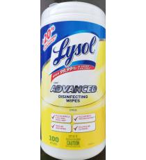 Désinfectant Lysol Toiles, 1 pack, 100 lingettes